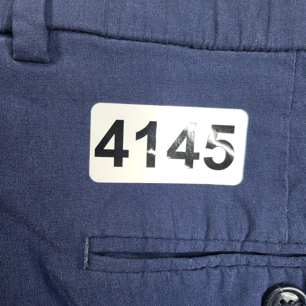 Tommy Hilfiger Dress Pants Mens 36x32‎ Blue Chino Stretch Flat Front Casual